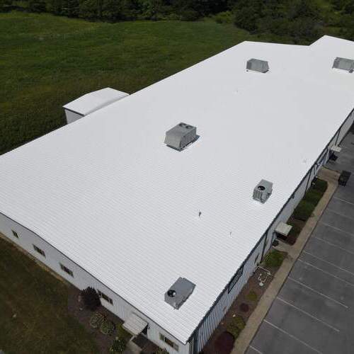 A New Roof on a Commercial Building