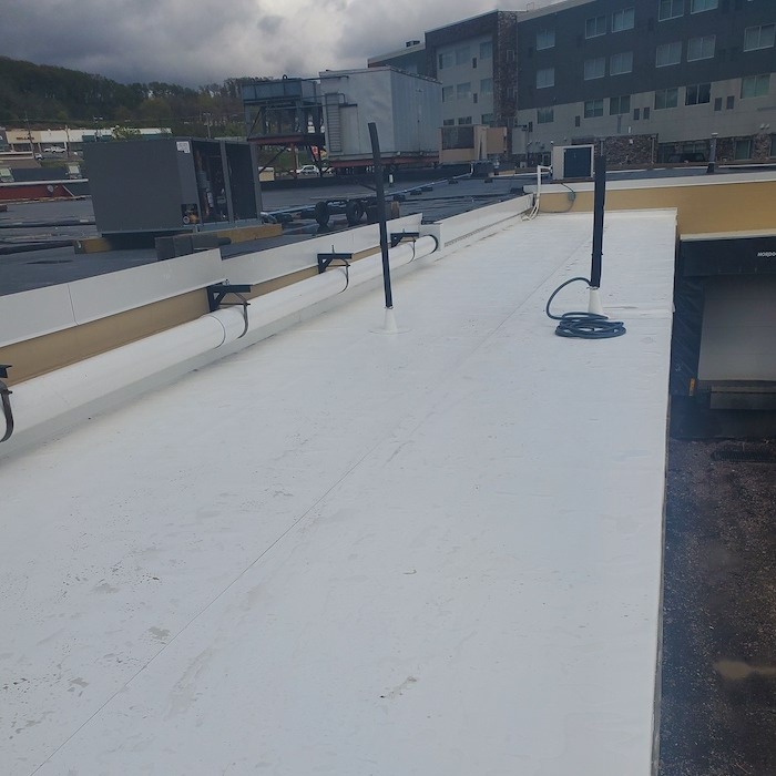 Commercial roof restoration